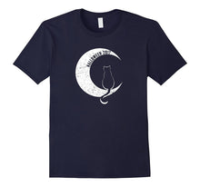 Halloween T-Shirt Black Cat on Moon Funny 2017