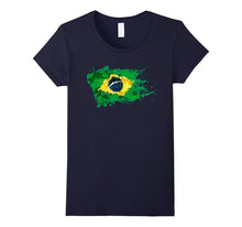 Brazil Splash Flag Tourist T-Shirt