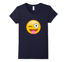 Face Emoticon Tongue Out Emoji With Winking Eye T-Shirt