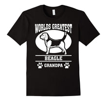 Mens Worlds Greatest Beagle Grandpa T-Shirt