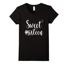 16th Birthday Shirt Hashtag Milestone Sweet Sixteen 16