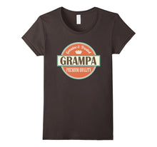 Grampa Grandfather Vintage Crown Fathers Day T-Shirt