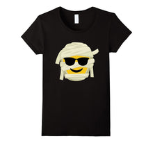 Mummy Emoji T-Shirt Sunglasses Halloween Costume Gift