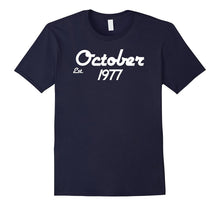 Established October 1977 T Shirt 40th Birthday