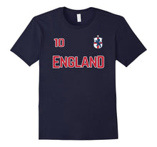 England Soccer Tshirt With Number 10 - Sports Apparel