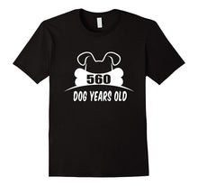 560 Dog Years Old T-Shirt Funny 80th Birthday Gift