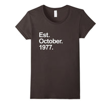 Est October 1977 Shirt Awesome 40th Birthday Gifts TShirt