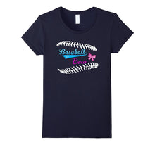 Baseball Gender Reveal Team Shirt-Baseball or Bow Party Team