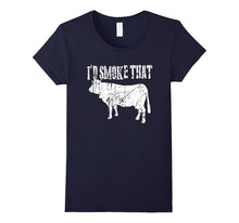 I'd Smoke That BBQ Beef Low and Slow Cow T-Shirt