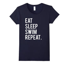 Eat Sleep Swim Repeat Swimming Swim Team T-Shirt