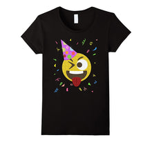 Silly Face Emoji Birthday Party Shirt - Glitter Emoji Shirt