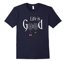 Funny Life Is Really Good Halloween Spider Web T-Shirt