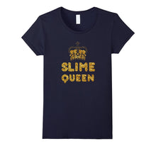 Kids Slime Tshirts, Slime Queen T Shirt, Gold Glitter Print