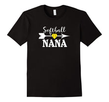 Softball Nana Tshirt Grandma Grandparents Gift Idea