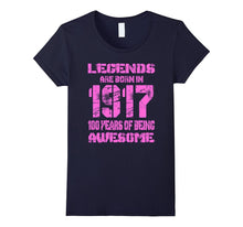 100 Years Old 100th Birthday B-Day Gift Legends 1917 T Shirt
