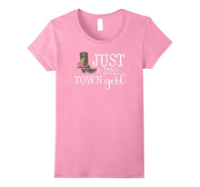Just a Small Town Girl T-Shirt With Cowboy Boot