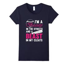 Softball T-Shirt Abeast in My Cleats Quote Gift
