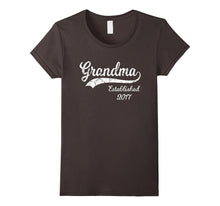 Grandma Established 2017 T-Shirt New Grandma Gifts