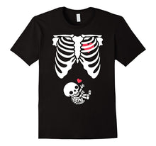 Baby Skeleton Pregnancy T-Shirt - Halloween Maternity