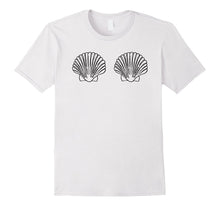 Shell Boob Shirt Original Seashell Beach Draw
