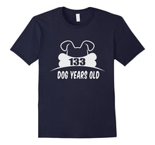 133 Dog Years Old T-Shirt Funny 19th Birthday Gift