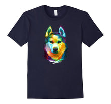 Siberian Husky Colorful Portrait T-Shirt