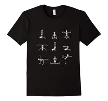 Halloween Yoga Funny Skeleton Exercise Costume T-Shirt