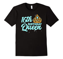 16th Birthday Queen T Shirt Celebration Party Sweet Sixteen