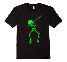 Glow Party Supplies - Halloween Dabbing Skeleton Tshirt