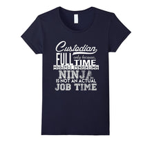 Full Time Multitasking Custodian Funny Janitor Gift T-Shirt