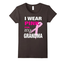 I Wear Pink for My Grandma T-Shirt Breast Cancer Awareness