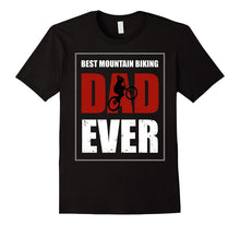 Mens Best Dad Ever Mountain Bike Shirt - Vintage MTB T Shirt
