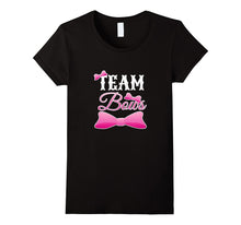 Team Bow Girl Pink Theme Tee T Shirt for Gender Reveal Party