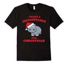 I Want a Hippopotamus for Christmas Hippo Gift T-Shirt
