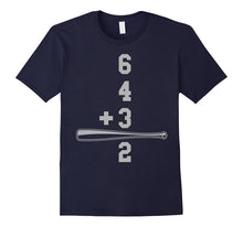 6 4 3 2 BASEBALL Shirt Funny Baseball Math Tshirt Clothing