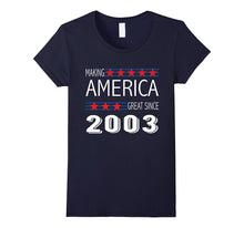 Retro Vintage 14th Birthday MAKING AMERICA GREAT SINCE 2003