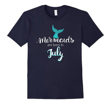 Born in July Mermaids Birthday Gift T-Shirt