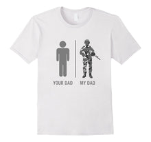 Soldier Dad Appreciation Military Novelty T Shirt Camouflage