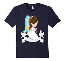 My First Communion Shirt Gift Daughter Girl Brunette Praying