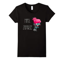 Mrs. Zombie. Halloween T-Shirt for Couples. Mr and Mrs Shirt