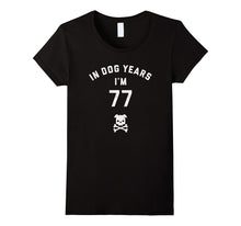 11th Birthday Gift Shirt - In Dog Years I'm 77