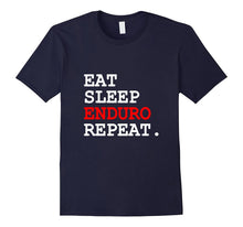 Mens Eat Sleep Enduro Repeat T-Shirt Bike MTB Bicycle Tees
