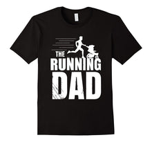 Mens Running Dad T-Shirt Walking Dad Gift Father's Day