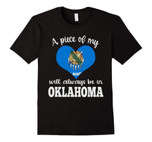 A Piece of My Heart Will Always Be in Oklahoma Shirt Flag