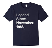Legend Since November 1988 Shirt 29th Birthday Gifts TShirt
