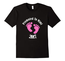 Promoted to Mimi 2017 Tshirt a Baby Girl Proud Grandmother
