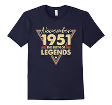November 1951 the Birth of Legends , 66 Years Old T-Shirt