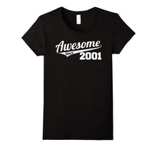 Awesome Since 2001 T-Shirt - Fun 16 Happy Birthday Tee