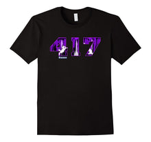 417 Branson Missouri Tie Dyed Area Code T-Shirt