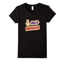 Hello Kindergarten Peace Sign Student T-Shirt